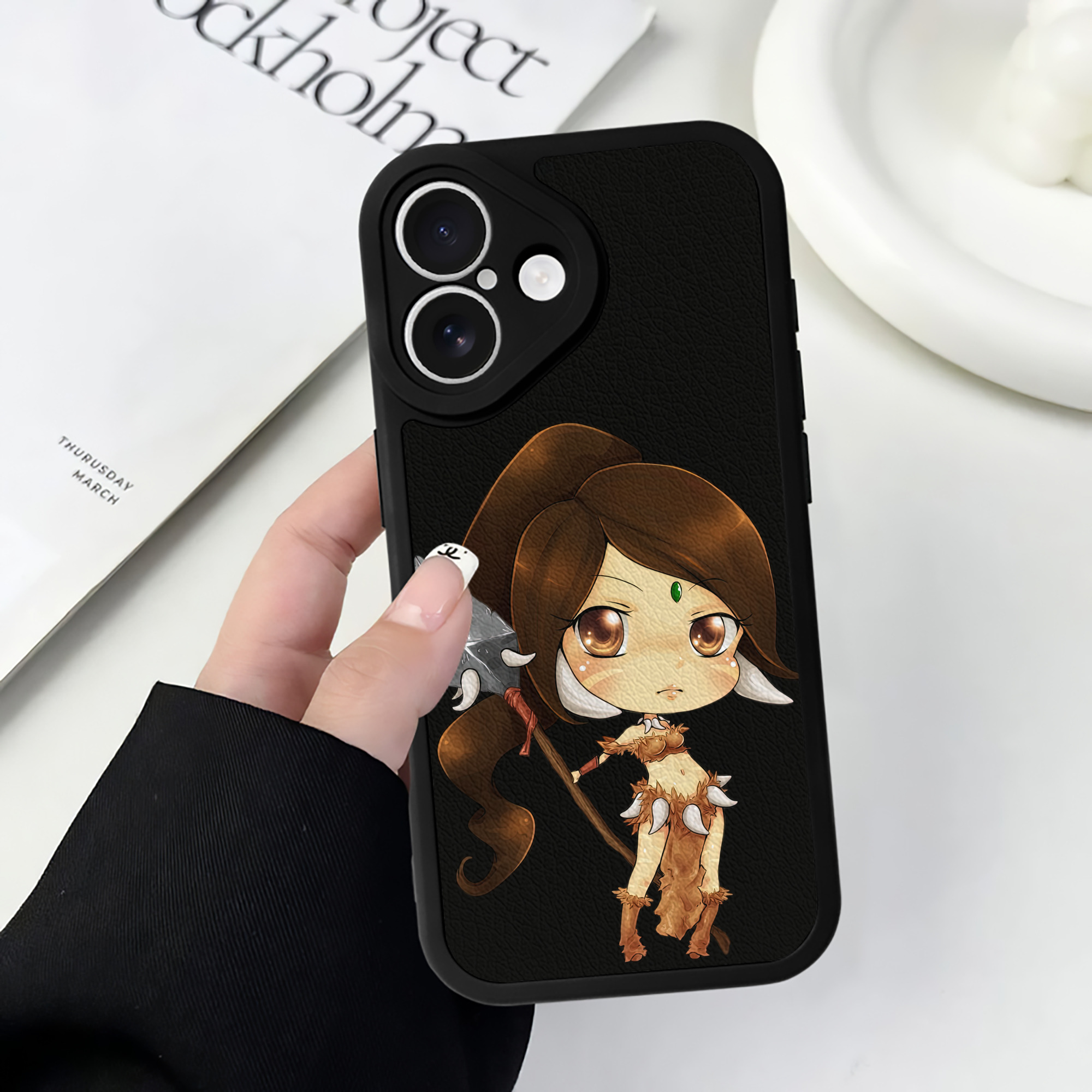 リーグ・オブ・レジェンド League of Legends LOL 【iPhone 16シリーズ対応】シリコンスマホケース（レザー調） 材質：シリコン